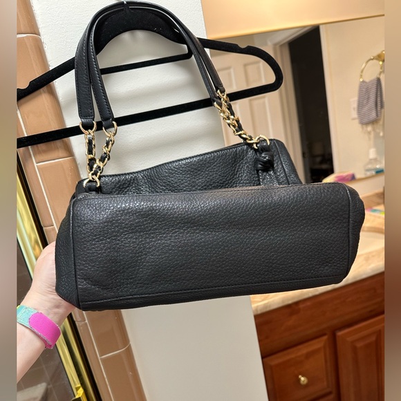 Tory Burch Black Leather Tote Bag - Picture 4 of 10